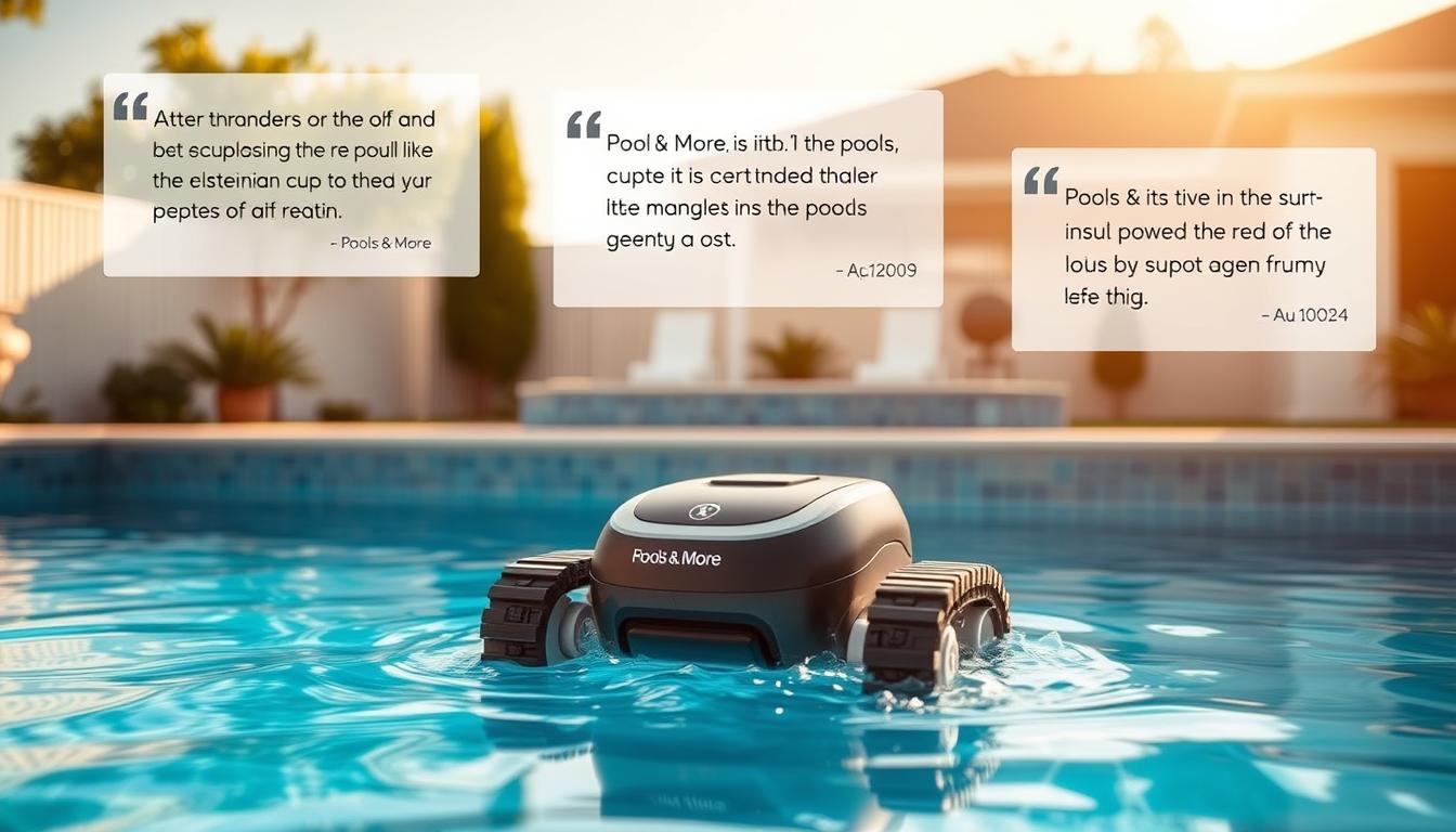 pool cleaning robot testimonials