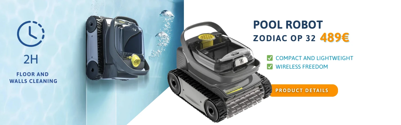 Bbanner Zodiac OP 32 swimmingpool smart robot